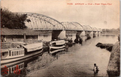 Annam - Hué - Pont Than-Thaï, Hue, 1950