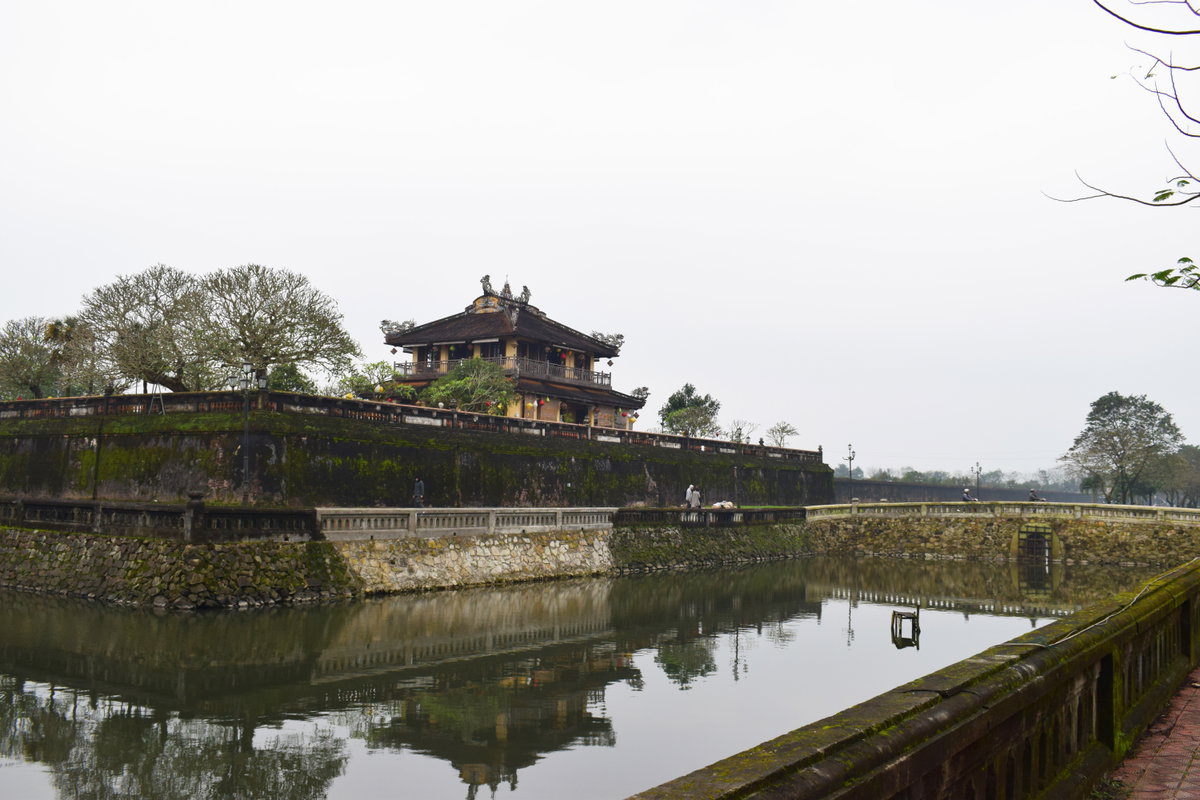 Perimeter of Huế Citadel, Hue, Vietnam, 2018
