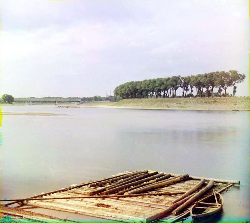 Вид на Даугаву. 1912 год, Daugavpils, Latvia, 1912
