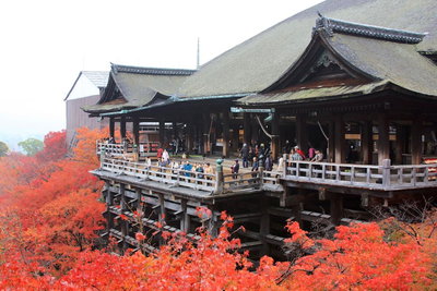 Kiyomizu Dera In Autumn, Kyoto, 2018