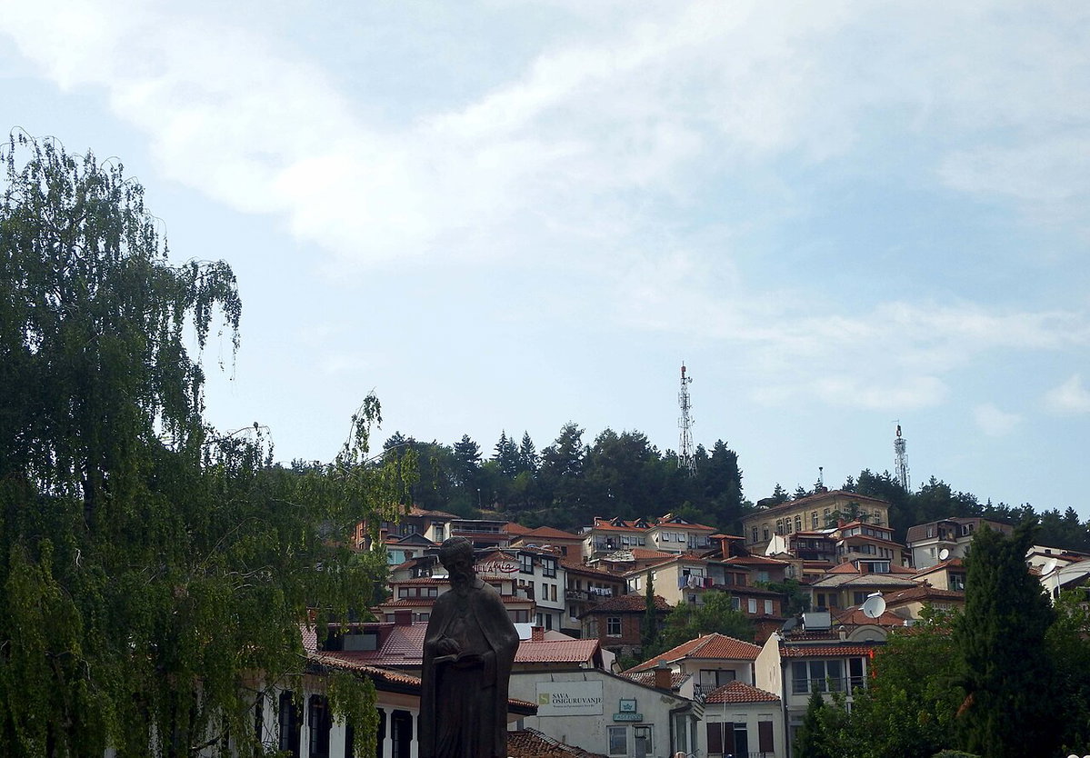 Стариот дел од градот Охрид ,The old town of Ohrid 1, Ohrid, North Macedonia, 2015