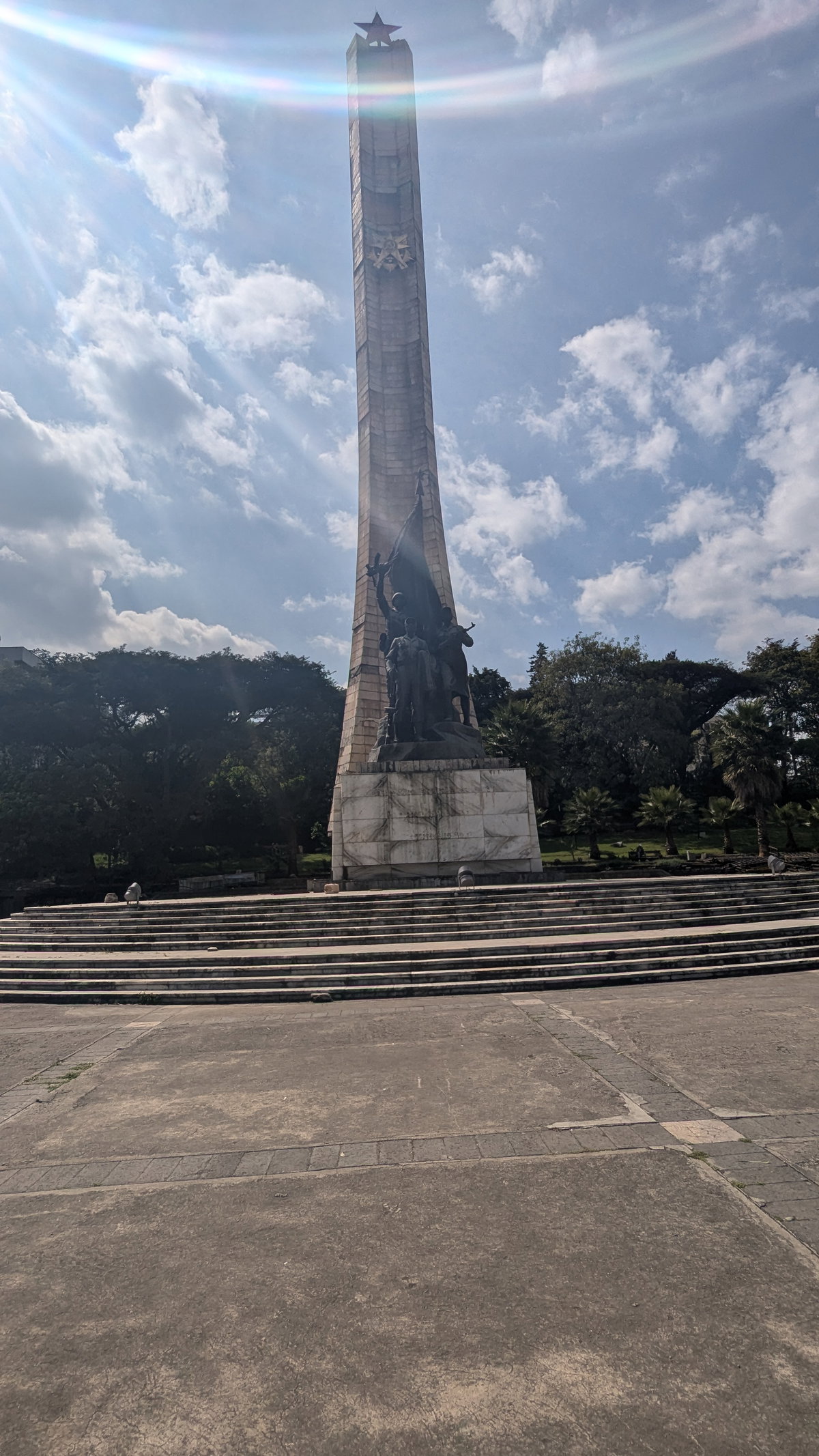 Tiglachin Monument Ground POV, Addis Ababa, Ethiopia, 2024