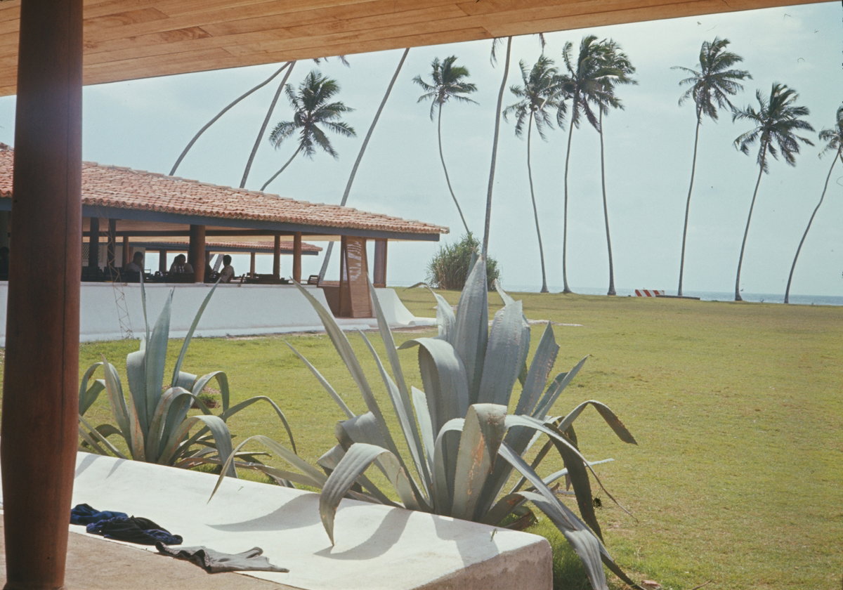 EU: Bilden visar en hotellanläggning i Colombo. (1966), Colombo, Sri Lanka, 1966
