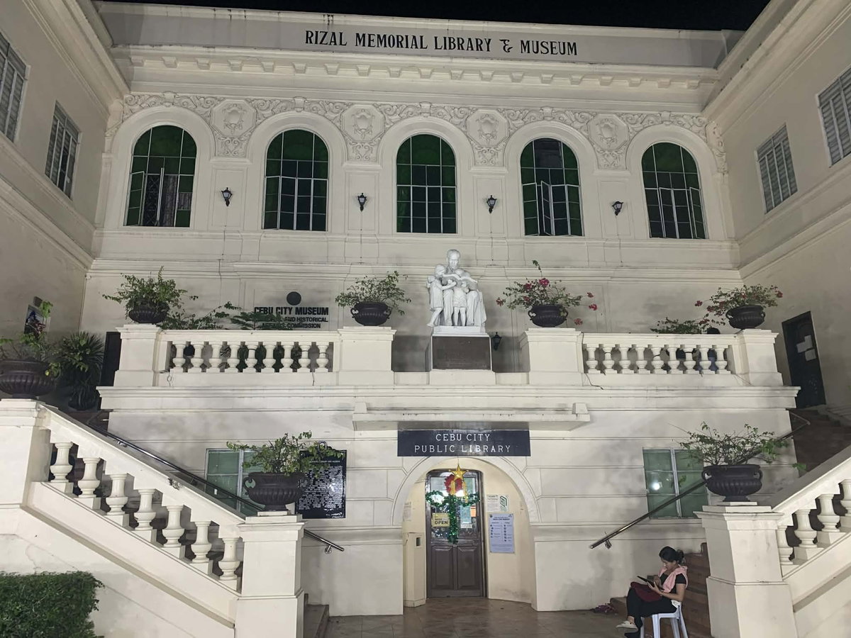 Front View of Cebu City Public Library, Cebu City, Philippines, 2025
