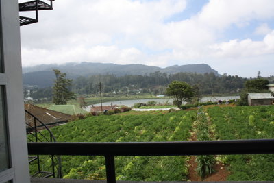 Nuwara Eliya lake, from the balcony of Binota Residency, Nuwara Eliya, 2012