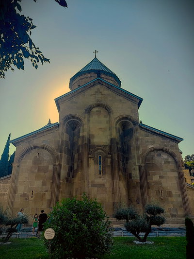 East facade of the Samtavro Monastery main church, Mtskheta, Georgia 01, Mtskheta, 2024