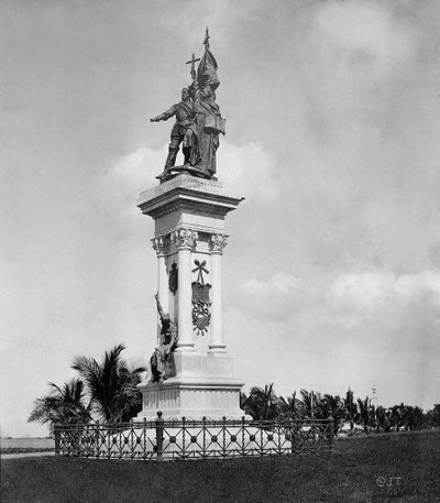 Legazpi-Urdaneta Monument in Luneta, Manila, Philippines, Manila, 1900