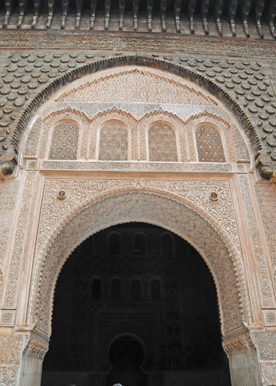 Shrine off th main courtyard at the Ben Youssef Madrassa, Marrakech, Morocco, Marrakech, 2012