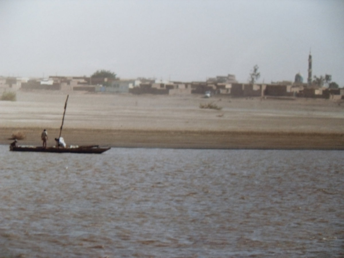 Blue nile fisherman, Khartoum, Sudan, 2013