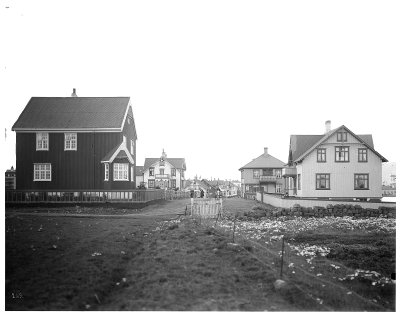 EU: Reykjavik/ Island: Straße in Reykjavik (1912), Reykjavik, 1912