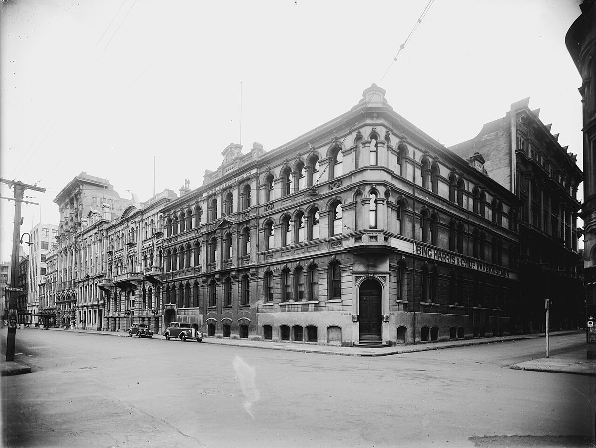 Corner of Willeston and Victoria Streets, Wellington, ca, Wellington, New Zealand, 1930