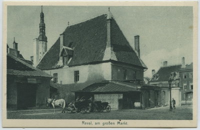 EU: Reval am grossen Markt. (1918), Tallinn, 1918