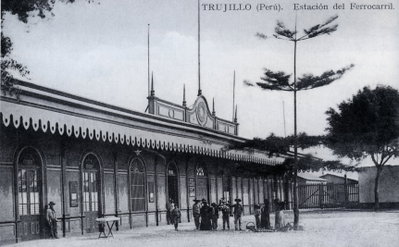 Trujillo (Peru) Estación del Ferrocarril, Trujillo, 1900
