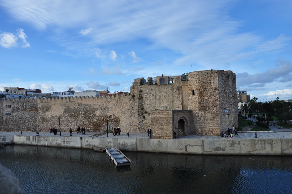 La kasbah vue du port, Bizerte, Tunisia, 2016