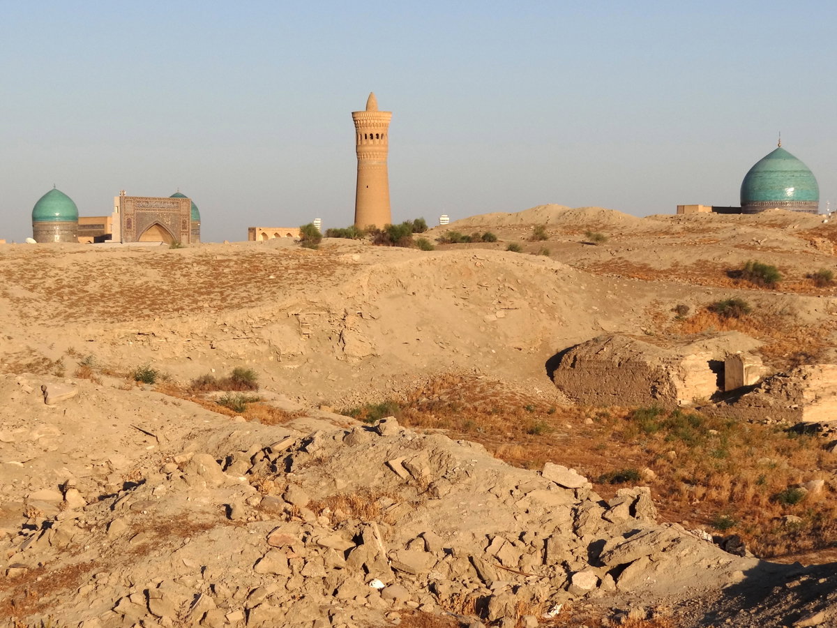 View of Destruction Caused by Bolshevik Bombardment in 1920 - The Ark (Original Settlement) - Old City - Bukhara - Uzbekistan, Bukhara, Uzbekistan, 2012