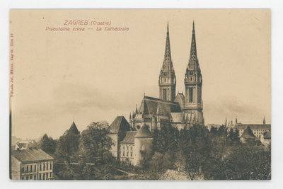 EU: Zagreb - Cathedral (1912), Zagreb, 1912