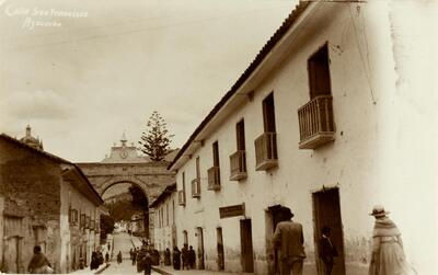 EU: San Franciscon tie Ayacuchossa (1928), Ayacucho, 1928