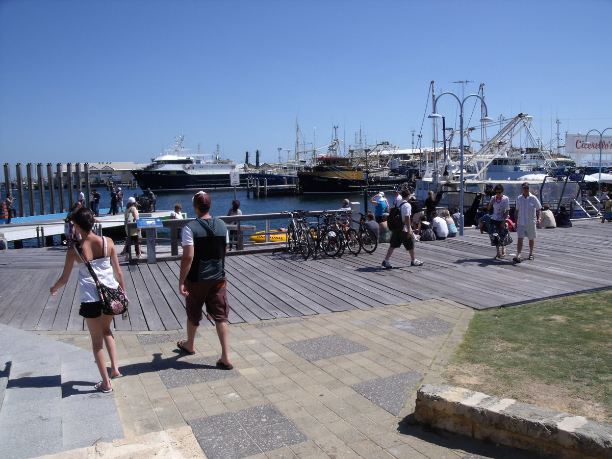 Fishing boat harbour Fremantle, Fremantle, Australia, 2009