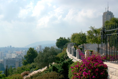 Bahai Garden - View on Haifa, Haifa, 2011