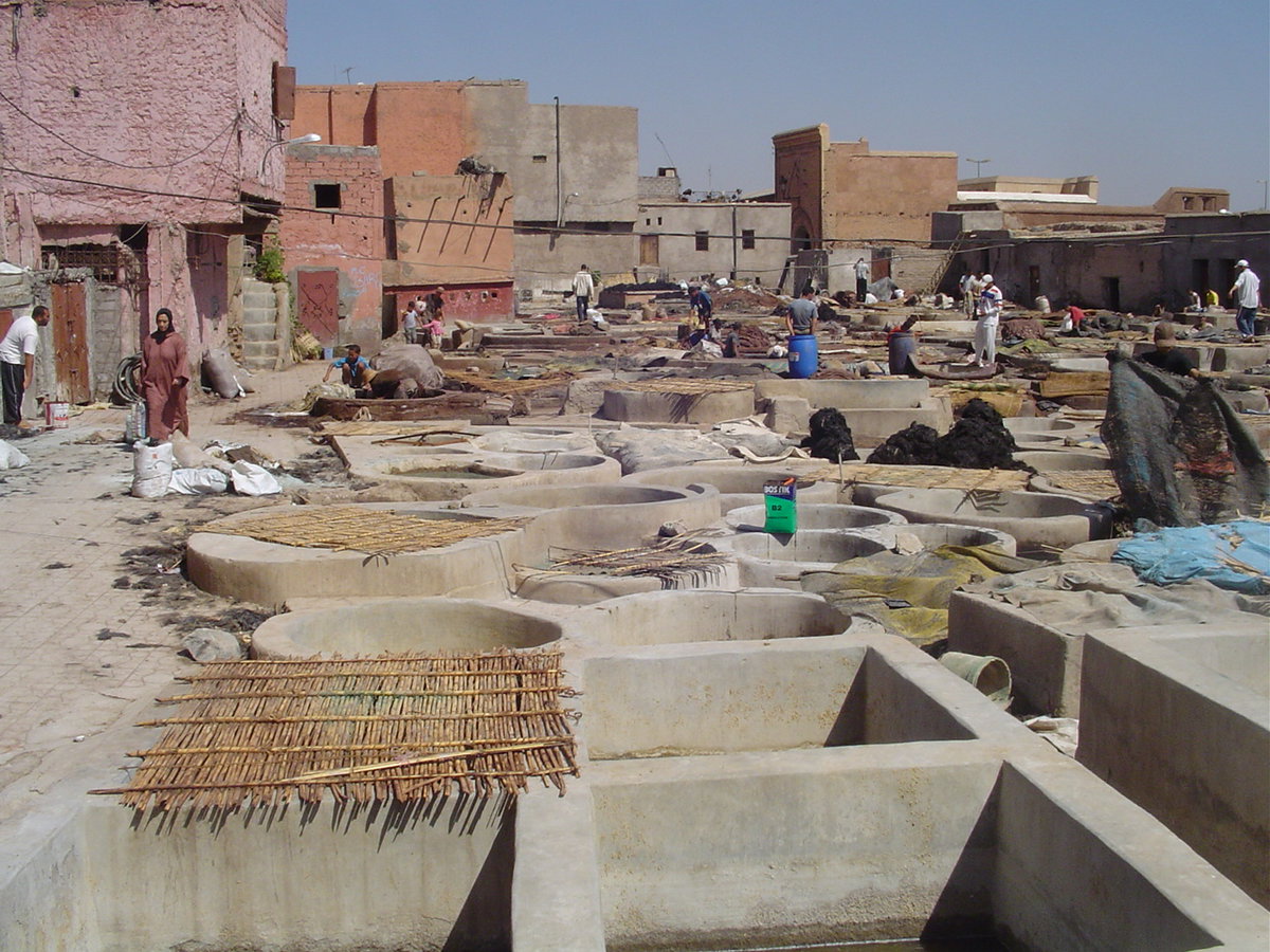 Marrakech tanneries, Marrakech, Morocco, 2006