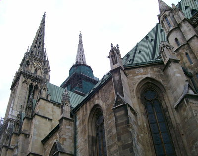 Zagrebacka katedrala straznja strana, Zagreb, 2008