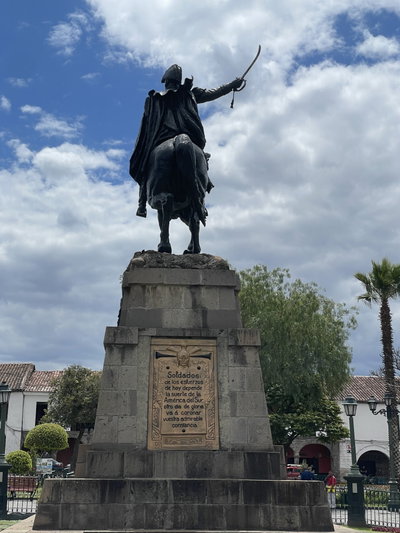Monument to Mariscal Sucre - Ayacucho's Plaza de Armas, Perú Rear View, Ayacucho, 2025