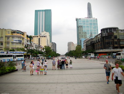 Nguyen Hue Pedestrian Street, Ho Chi Minh City, 2016