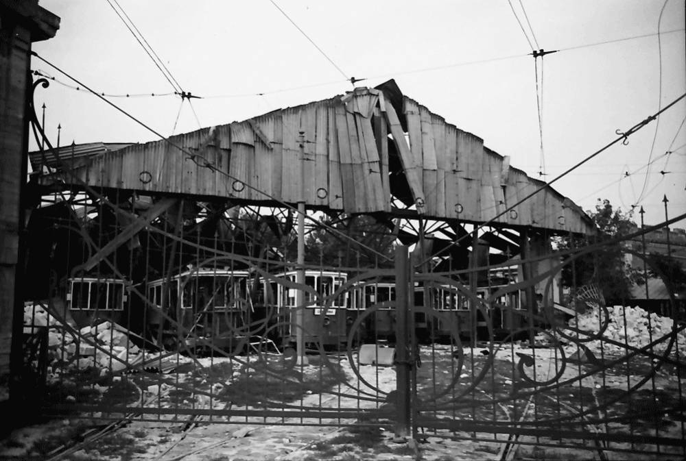 EU: Chisinau: Straßenbahndepot (1941), Chisinau, Moldova, 1941