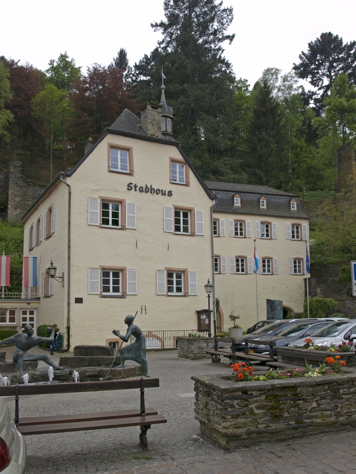 Vianden town hall, Vianden, Luxembourg, 2014