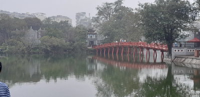 Thê Húc Bridge to Ngọc Sơn Temple, Hanoi, 2025