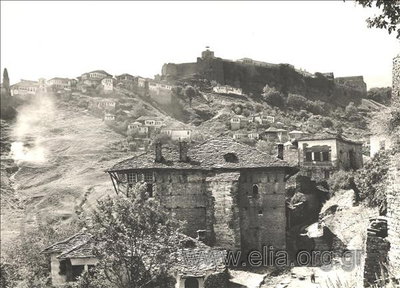 EU: Άποψη του χωριού και του κάστρου. (1913), Gjirokastër, 1913