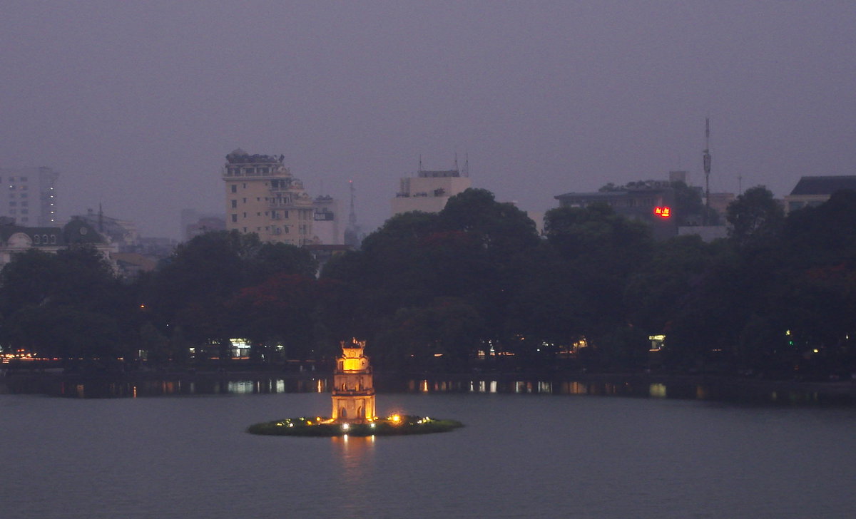 Lascar Tortoise Tower (Thap Rua) - Hoan Kiem Lake, Hanoi, Vietnam, 2010
