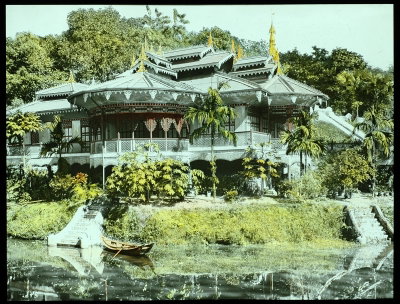 EU: Rangun, Birma. Privatresidenz am Fluss (1913), Yangon (Rangoon), 1913