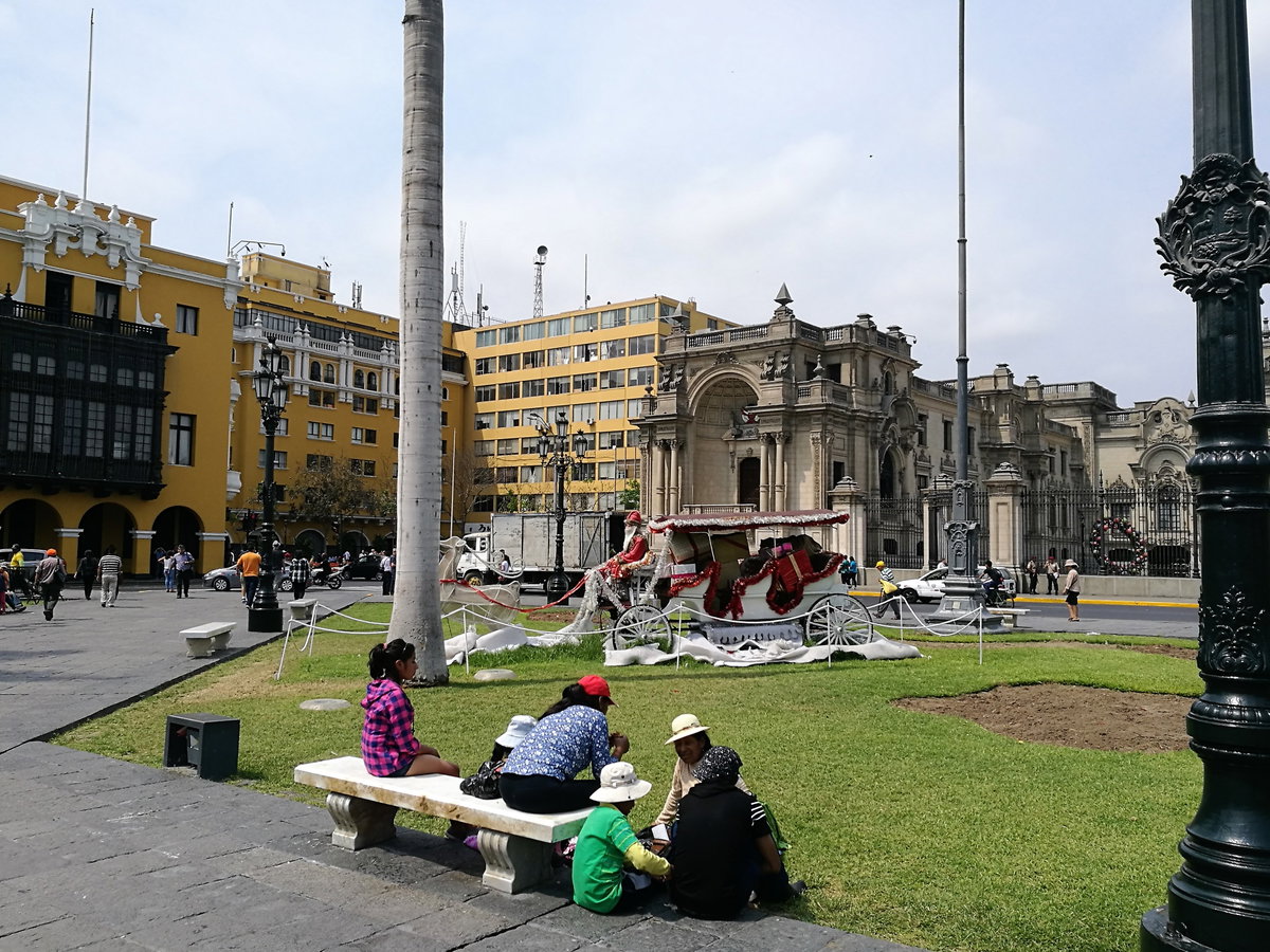 Plaza mayor, Lima, Peru, 2017