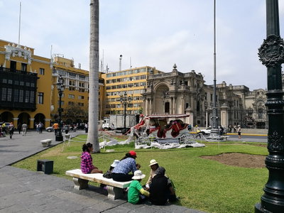 Plaza mayor, Lima, 2017