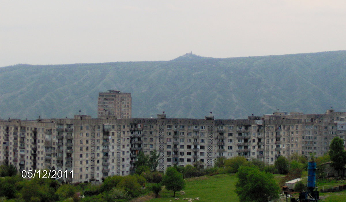 თელეთის მონასტრის ხედი მახათიდან, Tbilisi, Georgia, 2011