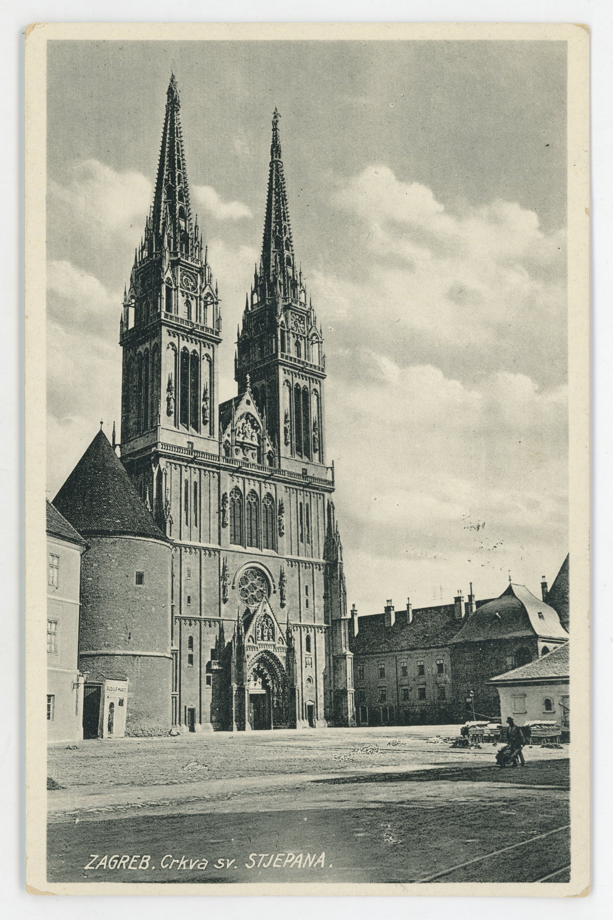 EU: Zagreb - Cathedral (1930), Zagreb, Croatia, 1930