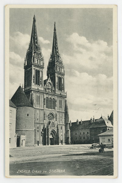 EU: Zagreb - Cathedral (1930), Zagreb, 1930