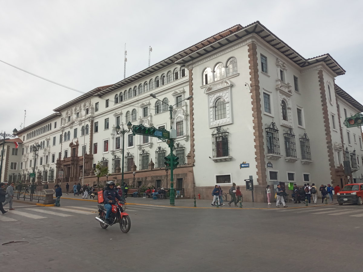 Palacio de Justicia del Cusco, edificio monumental, Cusco, Peru, 2023