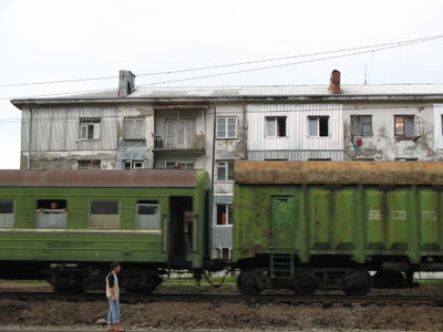 Train in Batumi, Batumi, 2008