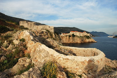 Bokar Fortress and the Old Town of Dubrovnik, Croatia, Dubrovnik — photos through time