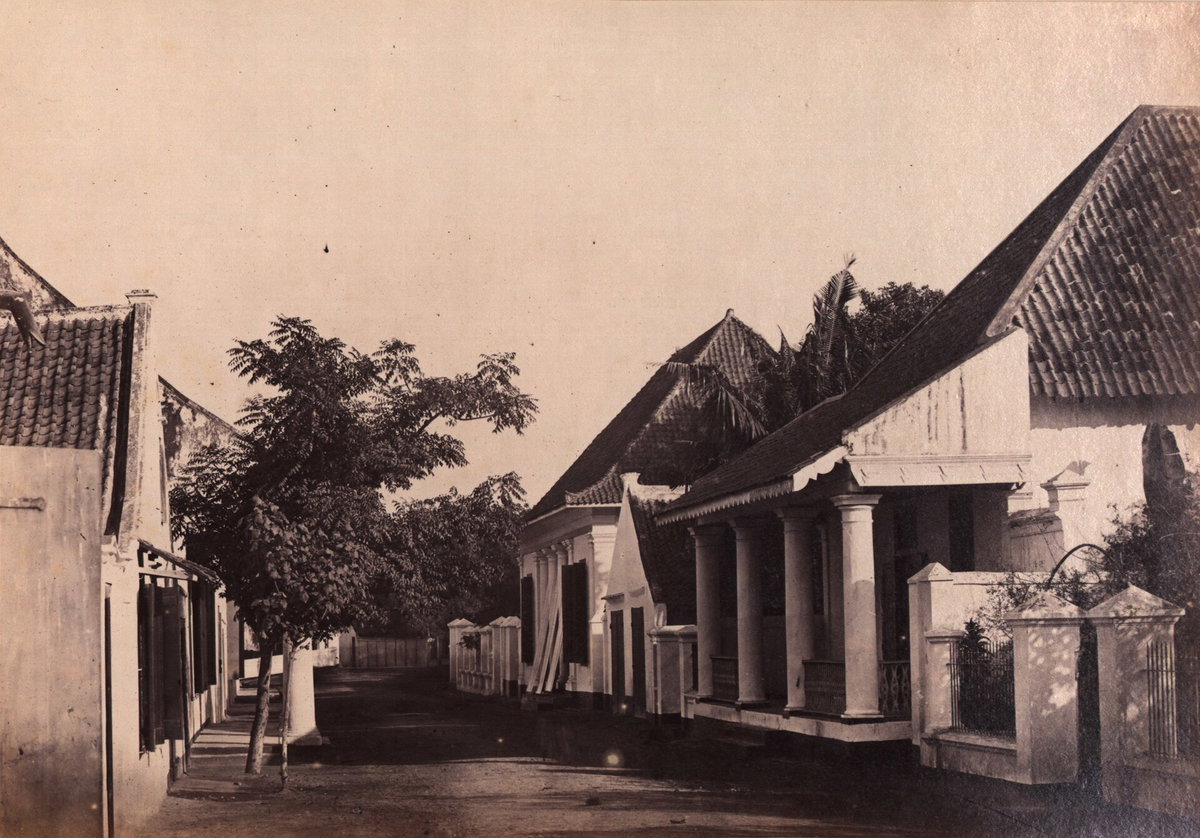 Street in Surabaya, Surabaya, Indonesia, 1865
