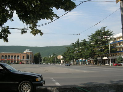 Gori belediye meydanı, Gori, 2011