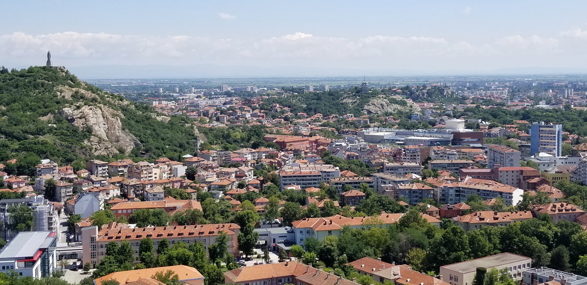 View to Central District in Plovdiv, Plovdiv, Bulgaria, 2019