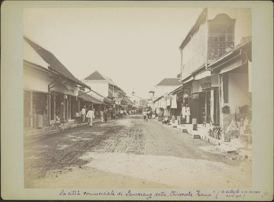 EU: Straatgezicht in het Chinese kamp te Semarang (1900), Semarang — photos through time