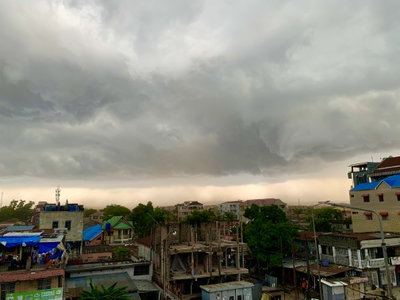 Kinshasa pendant la saison de pluie, Kinshasa, 2024