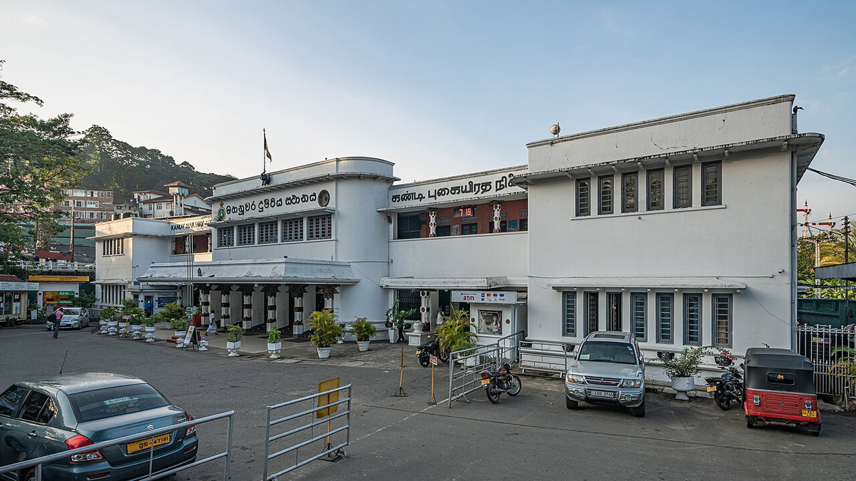 SL Kandy Railway station, Kandy, Sri Lanka, 2020